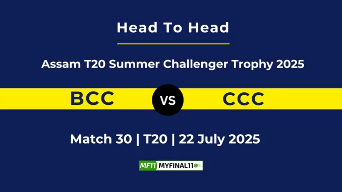 BCC vs CCC Player Battle & Head to Head Team Assam T20 Summer Challenger Trophy 2025 (1)
