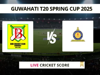 BCC vs NBC Live Score Cricket Guwahati T20 Spring Cup 2025