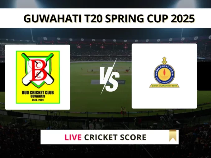 BCC vs NBC Live Score Cricket Guwahati T20 Spring Cup 2025
