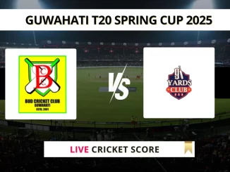 BCC vs NYC Live Score Cricket Guwahati T20 Spring Cup 2025