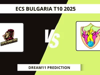 BCCS vs SFS Dream11 Prediction ECS Bulgaria T10 2025