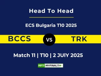 BCCS vs TRK Player Battle & Head to Head Team Stats - ECS Bulgaria T10 2025