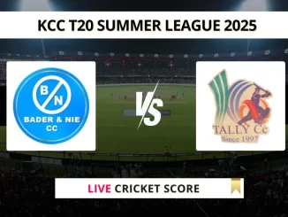 BNC vs TRN Live Score Cricket KCC T20 Summer League 2025