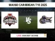CAT vs FLI Live Score Cricket MAX60 Caribbean T10 2025