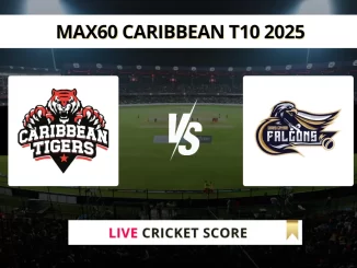CAT vs GCF Live Score Cricket MAX60 Caribbean T10 2025