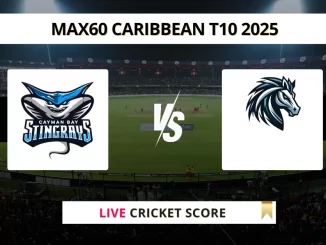 CBS vs BRT Live Score Cricket MAX60 Caribbean T10 2025