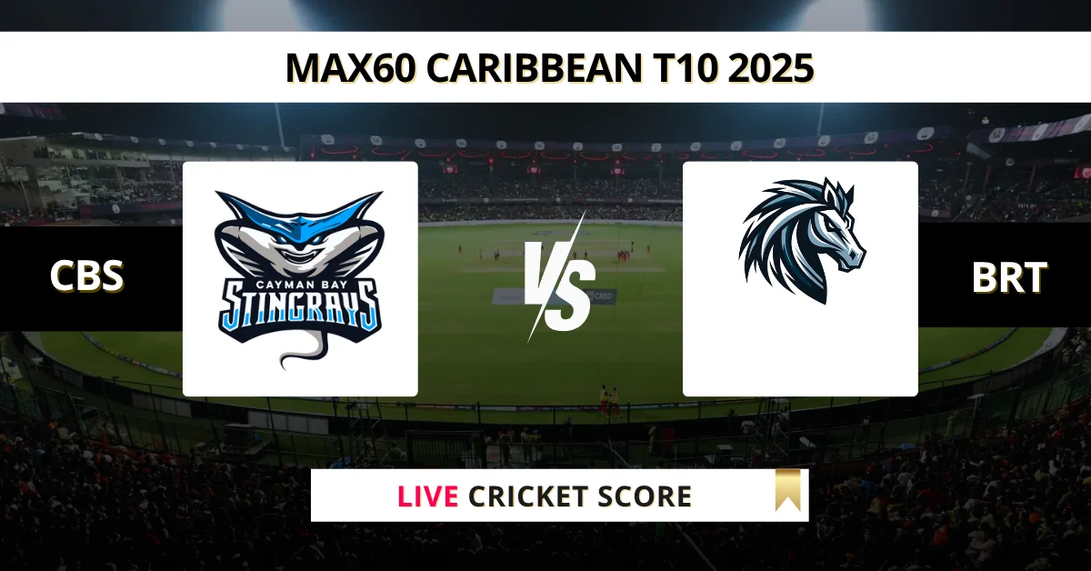 CBS vs BRT Live Score: Scorecard, Ball by Ball Commentary - Match 17, ...