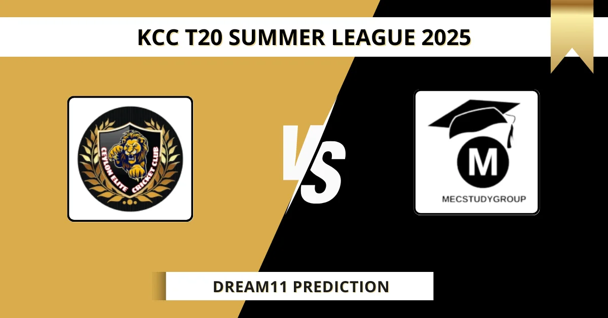 CECC vs MEC Dream11 Prediction Today: Pitch Report, Player Stats, & Fa...