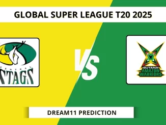 CS vs GUY Dream11 Prediction Global Super League T20 2025