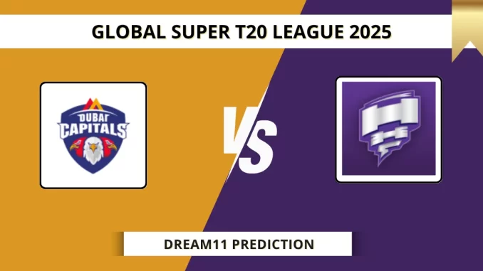 DC vs HUR Dream11 Prediction Global Super T20 League 2025