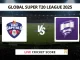 DC vs HUR Live Cricket Score Global Super T20 League 2025