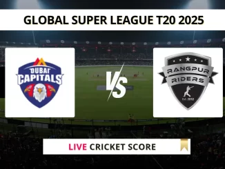 DC vs RAN Live Cricket Score Global Super League T20 2025