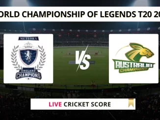EDC vs AAC Live Score Cricket World Championship of Legends T20 2025