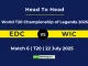EDC vs WIC Player Battle & Head to Head Team World T20 Championship of Legends 2025