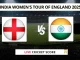 EN-W vs IN-W Live Cricket Score India Women's tour of England 2025