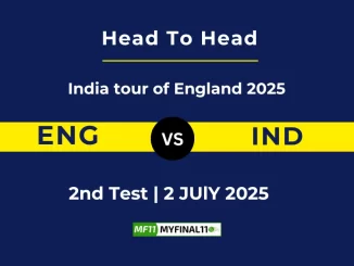 ENG vs IND Player Battle & Head to Head Team Stats -India tour of England 2025