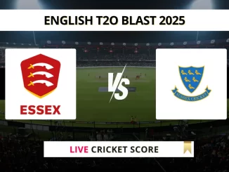 ESS vs SUS Live Cricket Score English T2O Blast 2025