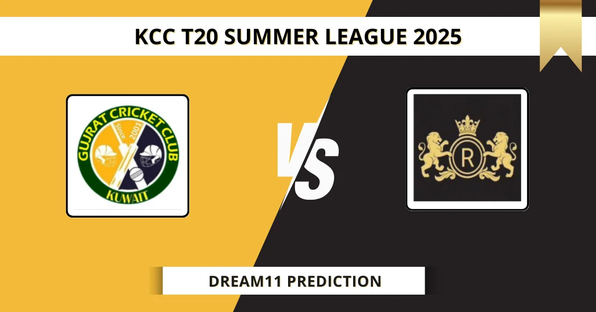 GCC vs RLC Dream11 Prediction Today: Pitch Report, Player Stats, & Fan...