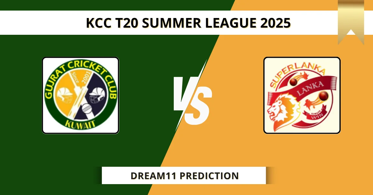 GCC vs SUL Dream11 Prediction Today: Pitch Report, Player Stats, & Fan...