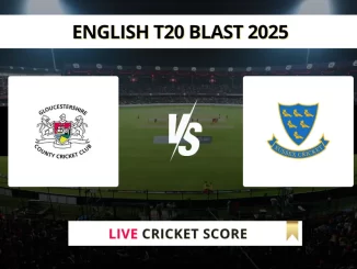GLO vs SUS Live Cricket English T20 Blast 2025