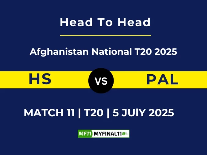 HS vs PAL Player Battle & Head to Head Team Stats -Afghanistan National T20 2025 (1)