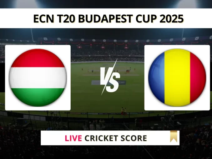 HUN vs ROM Live Score Cricket ECN T20 Budapest Cup 2025
