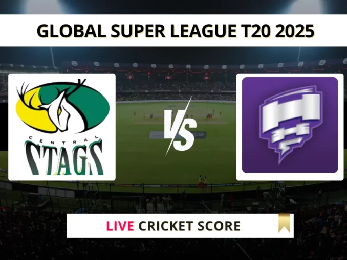 HUR vs CS Live Cricket Score Global Super League T20 2025