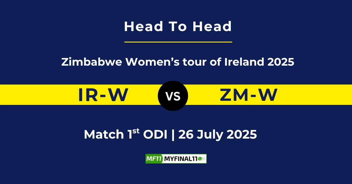 IR-W vs ZM-W Player Battle & Head to Head Team Stats - Zimbabwe Women ...