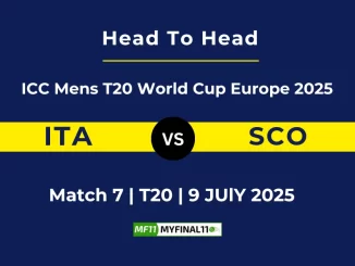 ITA vs SCO Player Battle, Head to Head ICC Mens T20 World Cup Europe 2025