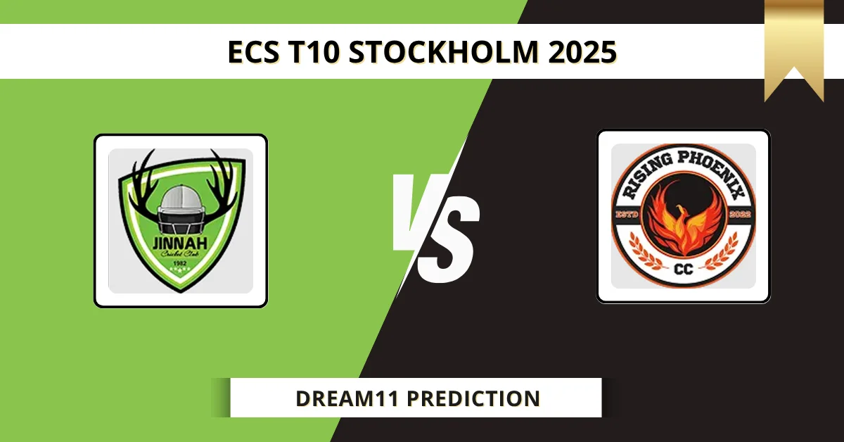 JCC vs RPHX Dream11 Prediction Today: Pitch Report, Player Stats, & Fa...