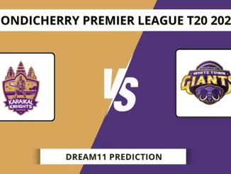 KAK vs RWT Dream11 Prediction Pondicherry Premier League T20 2025
