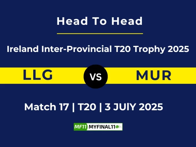 LLG vs MUR Player Battle & Head to Head Team Stats - Ireland Inter-Provincial T20 Trophy 2025