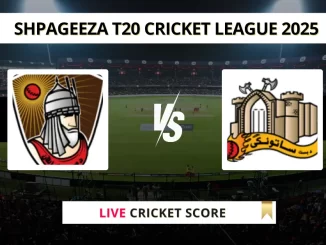 MAK vs BOS Live Score Cricket Shpageeza T20 Cricket League 2025
