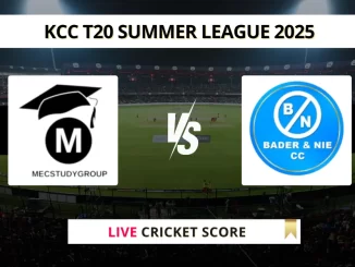 MEC vs BNC Live Cricket KCC T20 Summer League 2025