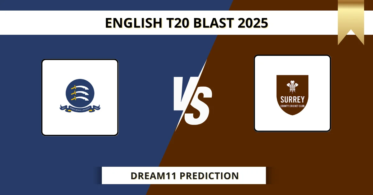 MID vs SUR Dream11 Prediction Today: Pitch Report, Player Stats, & Fan...