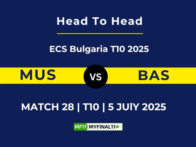 MUS vs BAS Player Battle & Head to Head Team Stats - ECS Bulgaria T10 2025