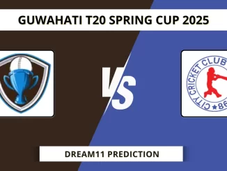 NVR vs CCC Dream11 Prediction Guwahati T20 Spring Cup 2025