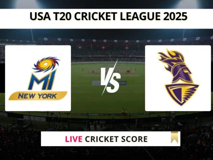 NY vs LAS Live Cricket Score USA T20 Cricket League 2025