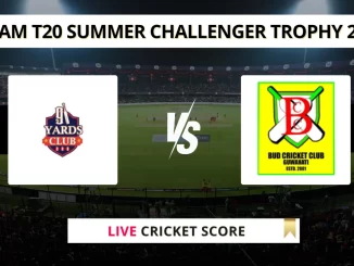 NYC vs BCC Live Cricket Score Assam T20 Summer Challenger Trophy 2025