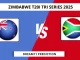 NZ vs SA Dream11 Prediction Zimbabwe T20I Tri Series 2025