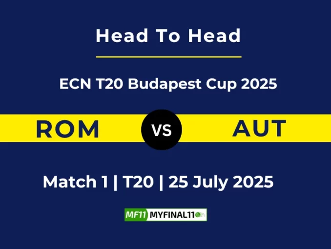 ROM vs AUT Player Battle & Head to Head Team ECN T20 Budapest Cup 2025