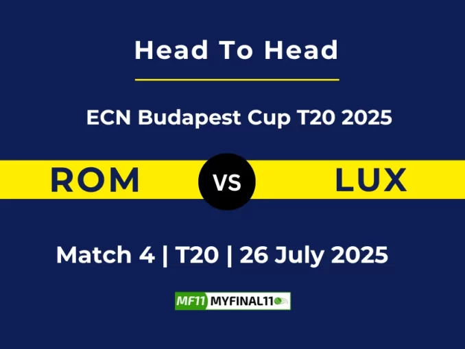 ROM vs LUX Player Battle & Head to Head Team ECN Budapest Cup T20 2025