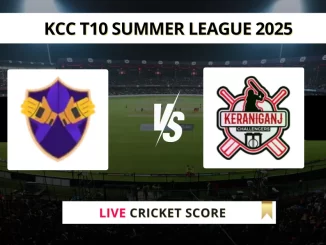 RTZ vs KGC Live Score Cricket KCC T10 Summer League 2025