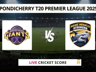 RWT vs MMS Live Cricket Pondicherry T20 Premier League 2025