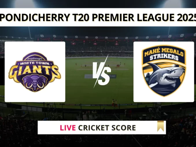 RWT vs MMS Live Cricket Pondicherry T20 Premier League 2025