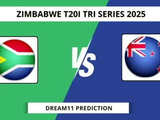 SA vs NZ Dream11 Prediction Zimbabwe T20I Tri Series 2025