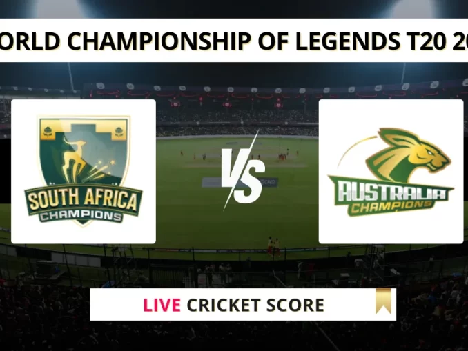 SAC vs AAC Live Score Cricket World Championship of Legends T20 2025
