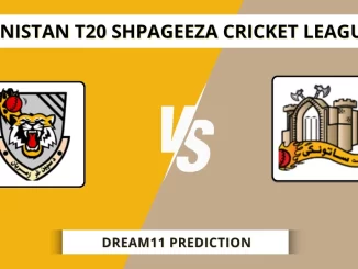 SG vs BOS Dream11 Prediction Afghanistan T20 Shpageeza Cricket League 2025