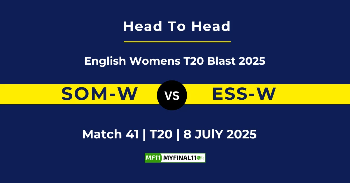SOM-W vs ESS-W Player Battle & Head to Head Team Stats - English Women...