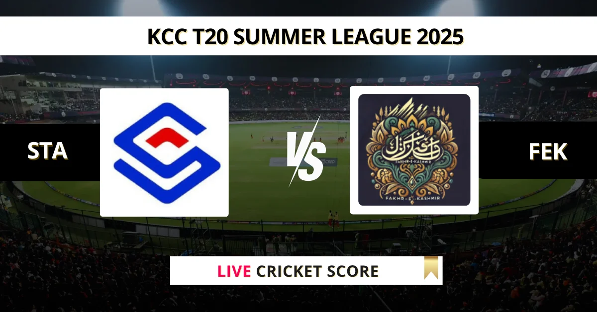 STA vs FEK Live Score: Scorecard, Ball by Ball Commentary - Match 31, ...